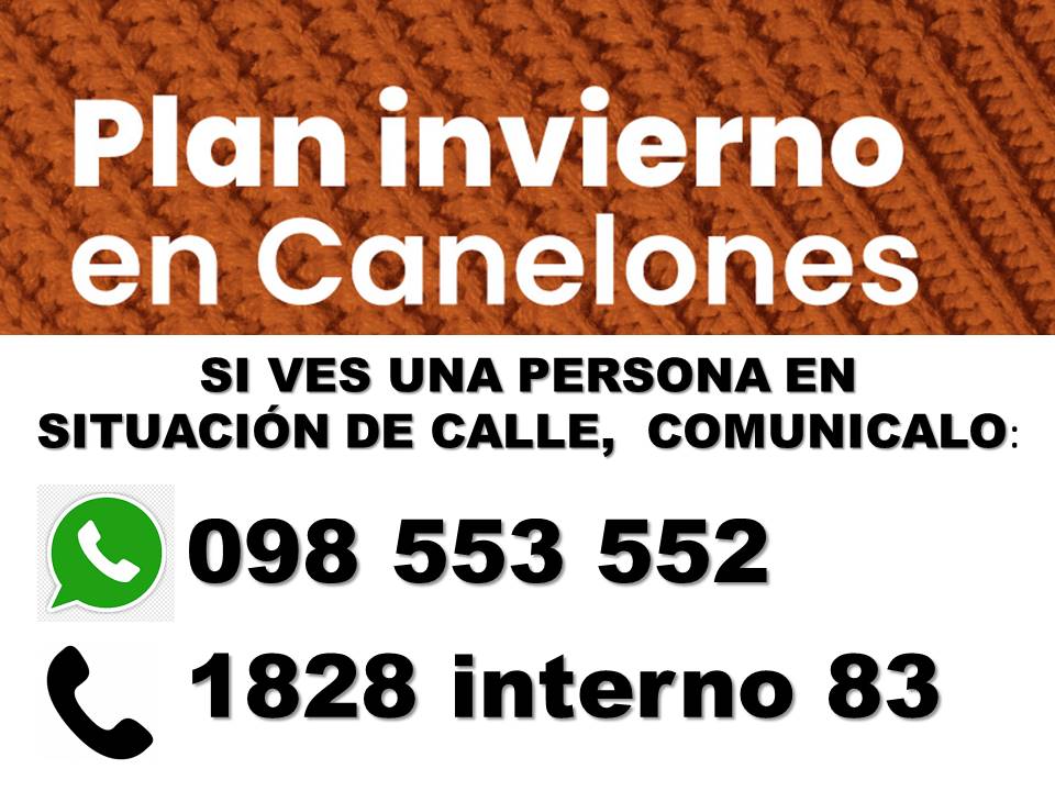 PLAN INVIERNO EN CANELONES